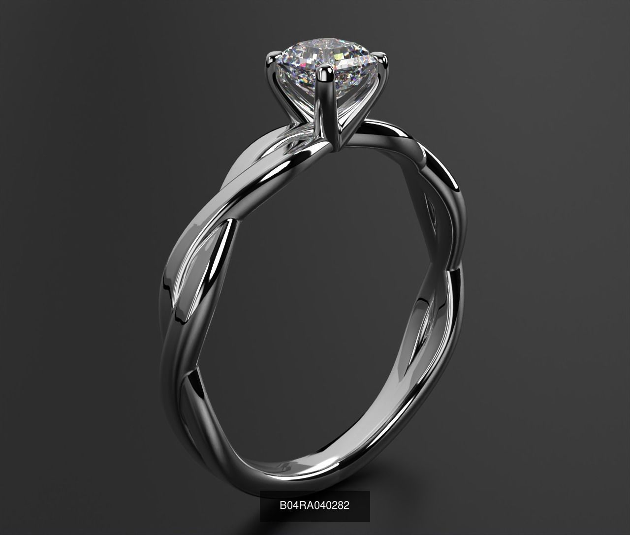 2024 B04 1-500 Engagement Rings 3D Model Collection-451 Files _149