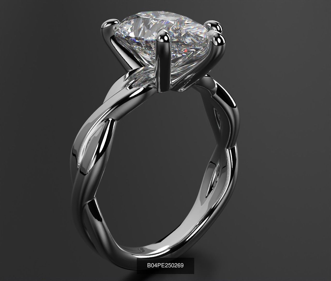 2024 B04 1-500 Engagement Rings 3D Model Collection-451 Files _214