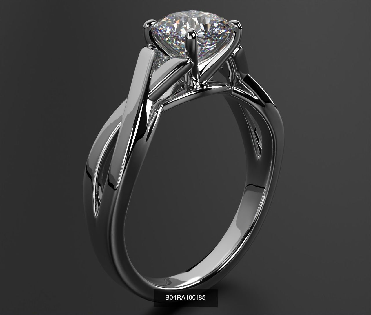 2024 B04 1-500 Engagement Rings 3D Model Collection-451 Files _135