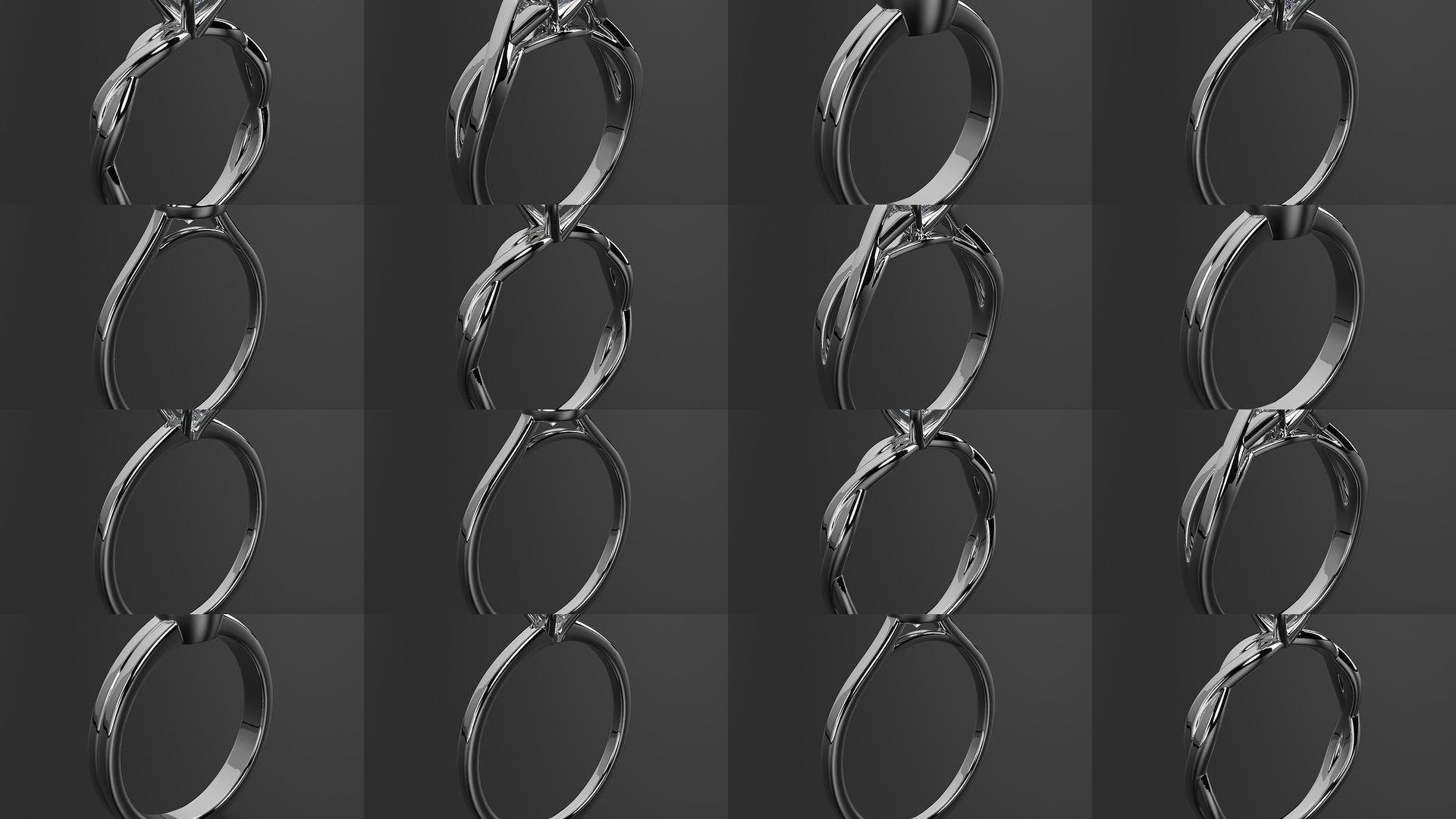 2024 B04 1-500 Engagement Rings 3D Model Collection-451 Files _3