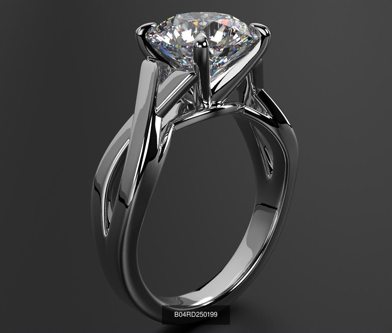 2024 B04 1-500 Engagement Rings 3D Model Collection-451 Files _48