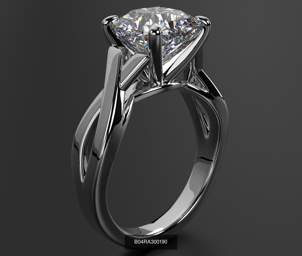 2024 B04 1-500 Engagement Rings 3D Model Collection-451 Files _110
