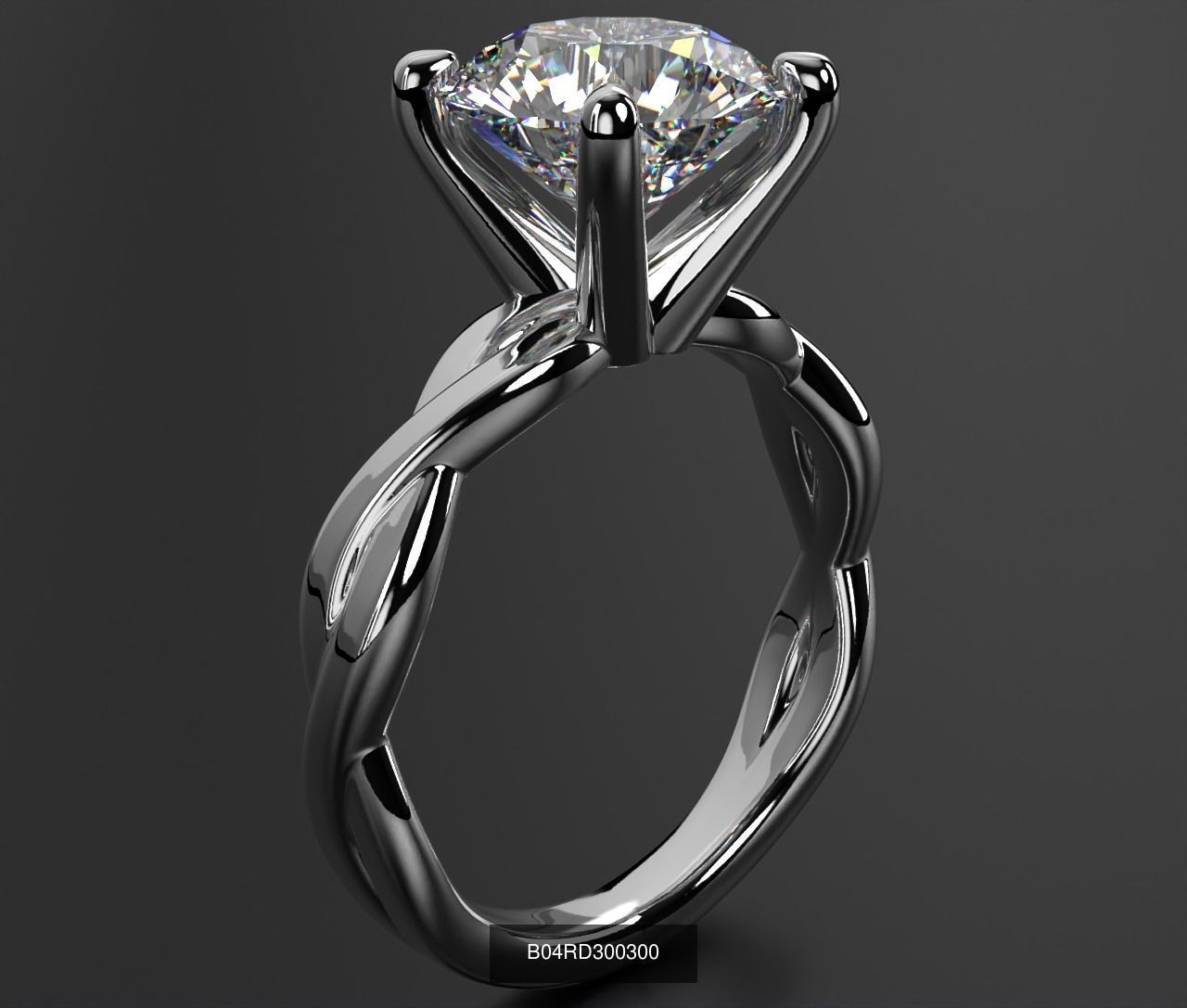 2024 B04 1-500 Engagement Rings 3D Model Collection-451 Files _30