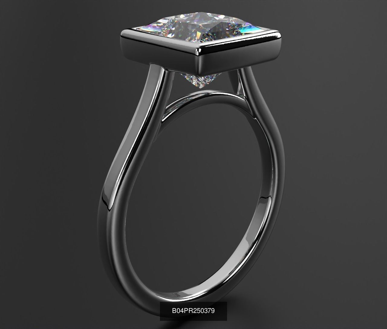 2024 B04 1-500 Engagement Rings 3D Model Collection-451 Files _163