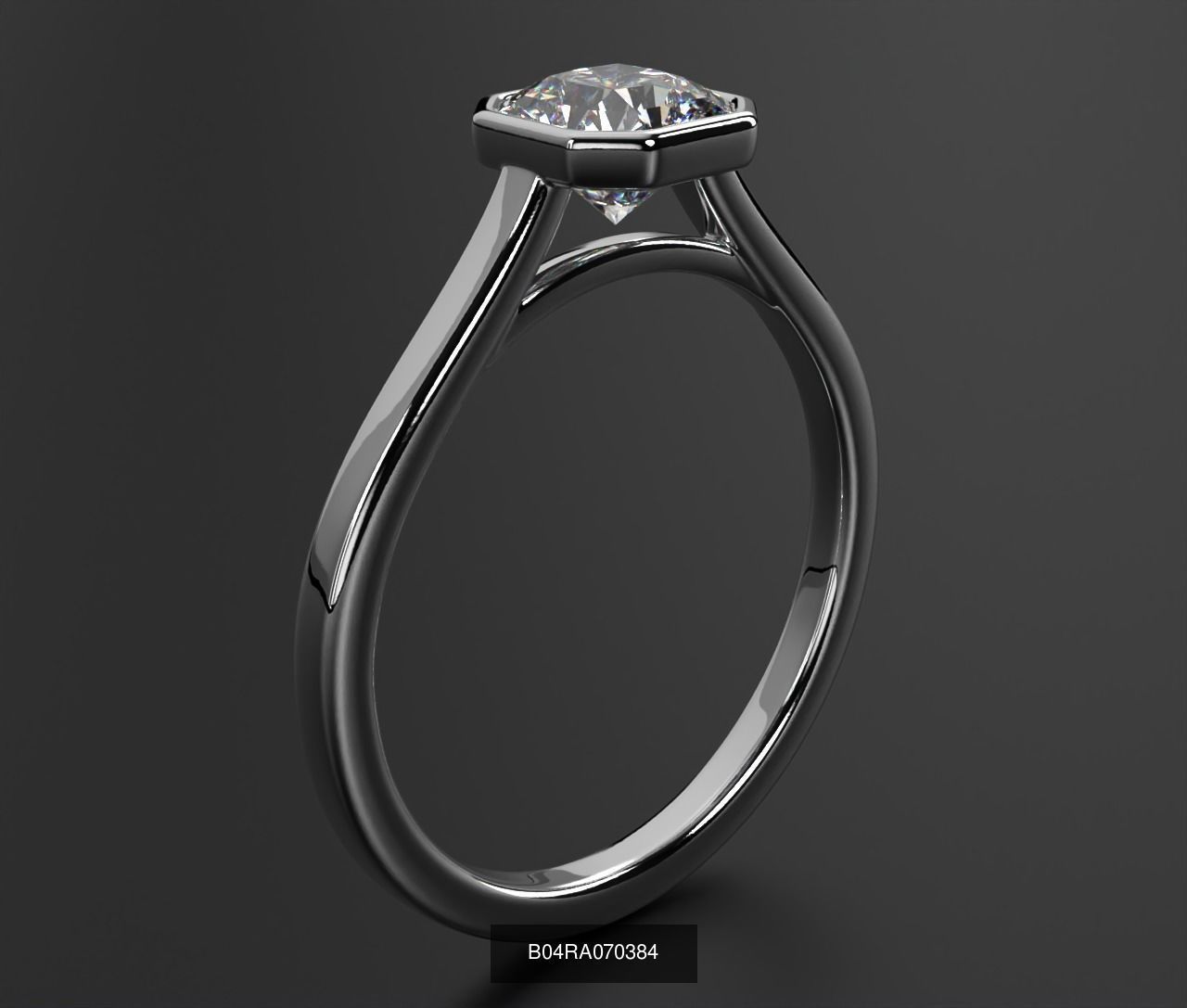 2024 B04 1-500 Engagement Rings 3D Model Collection-451 Files _138