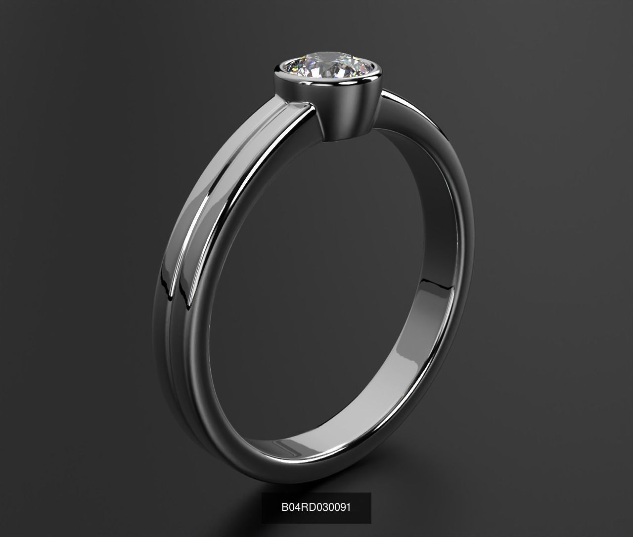 2024 B04 1-500 Engagement Rings 3D Model Collection-451 Files _106