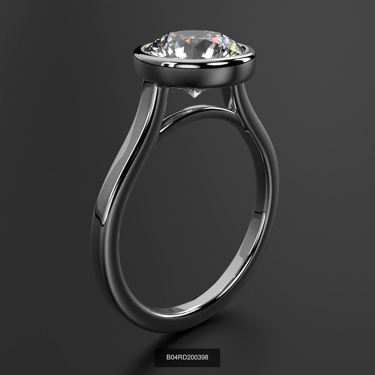 2024 B04 1-500 Engagement Rings 3D Model Collection-451 Files _57