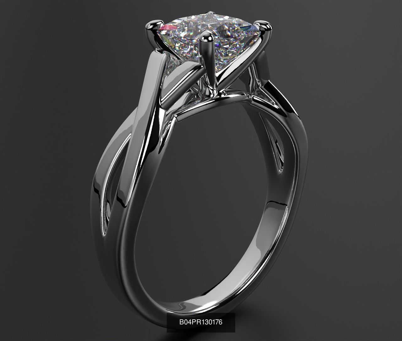 2024 B04 1-500 Engagement Rings 3D Model Collection-451 Files _180