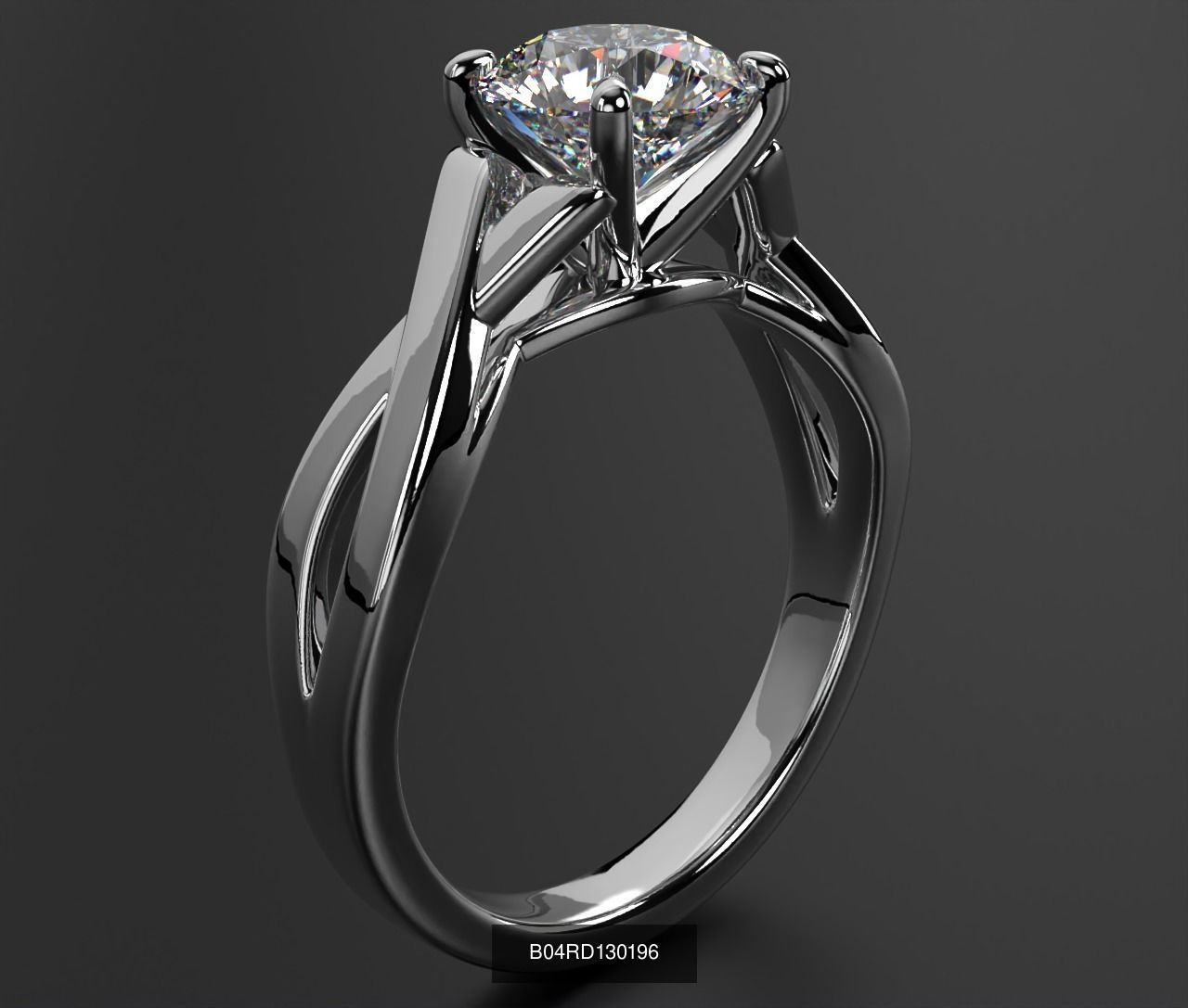 2024 B04 1-500 Engagement Rings 3D Model Collection-451 Files _80