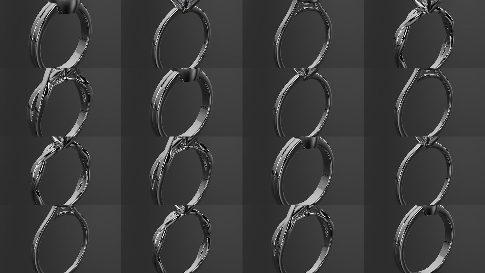 2024 B04 1-500 Engagement Rings 3D Model Collection-451 Files _29