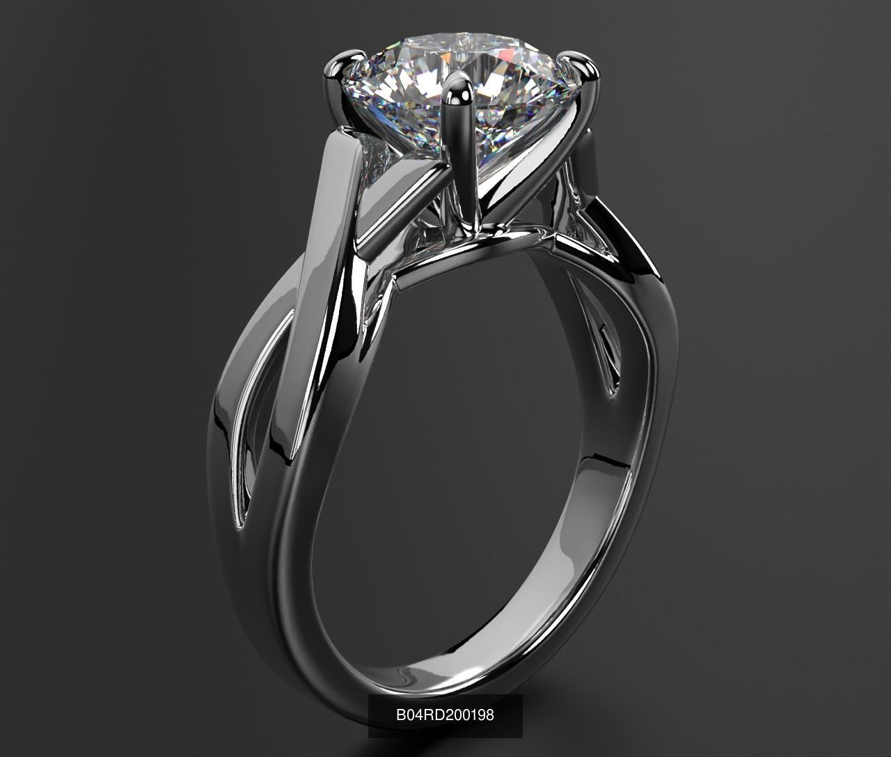 2024 B04 1-500 Engagement Rings 3D Model Collection-451 Files _63