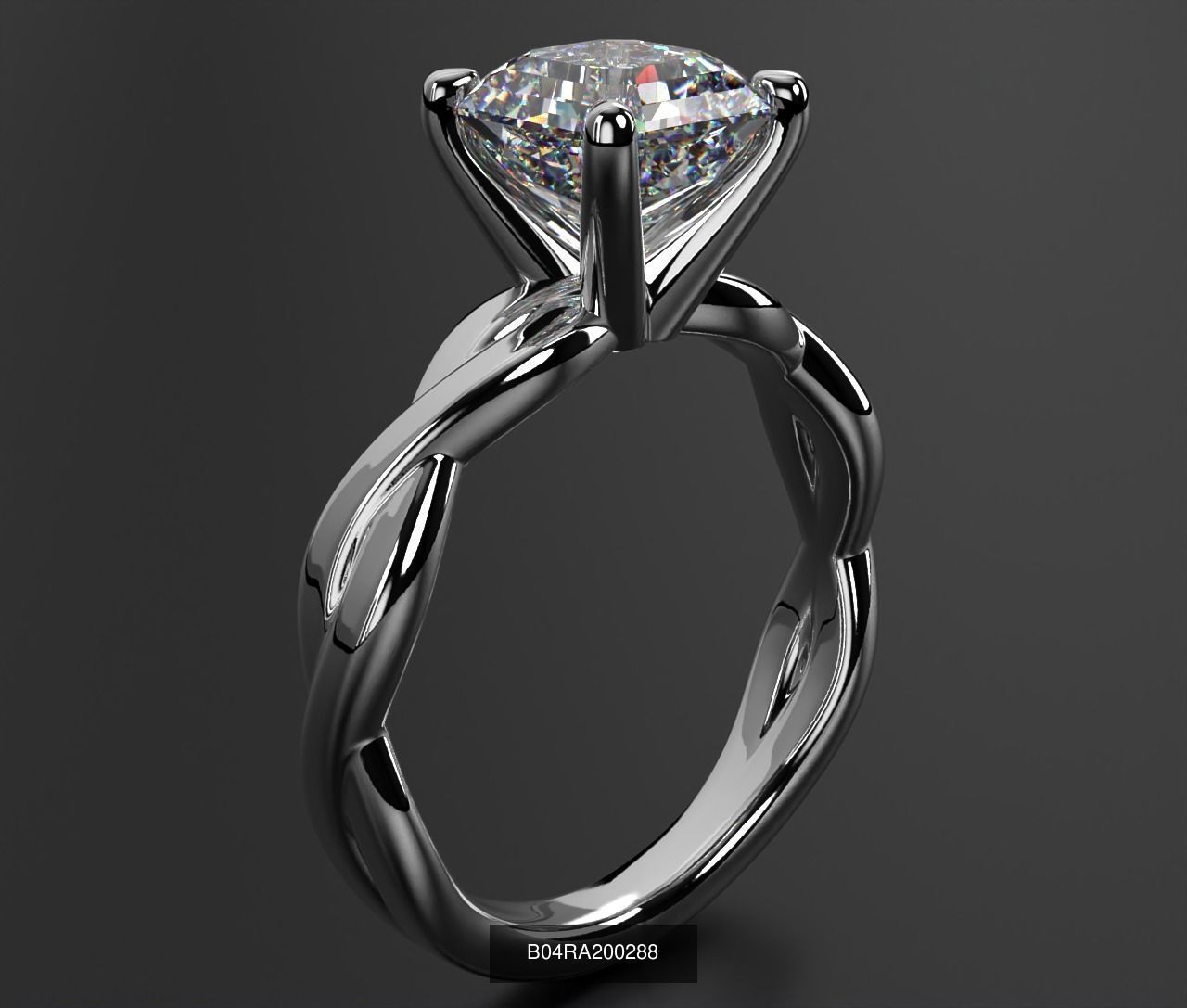2024 B04 1-500 Engagement Rings 3D Model Collection-451 Files _119