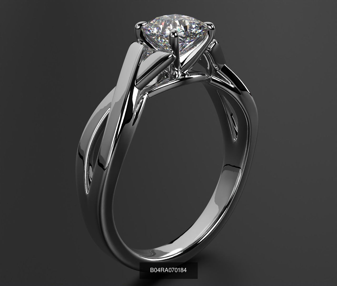 2024 B04 1-500 Engagement Rings 3D Model Collection-451 Files _140