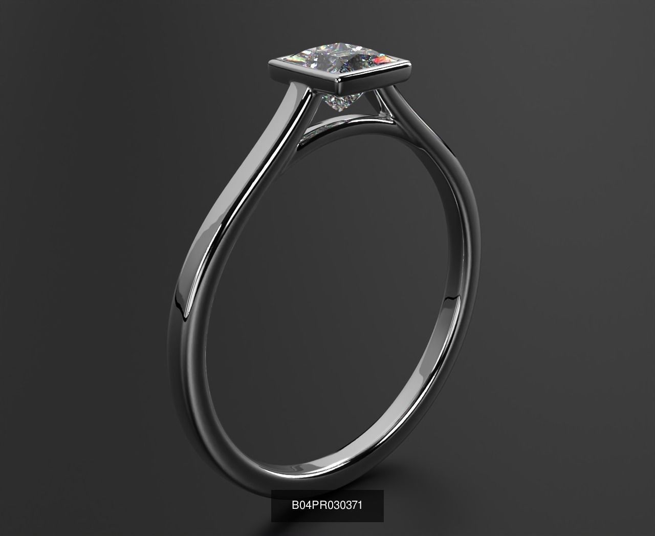 2024 B04 1-500 Engagement Rings 3D Model Collection-451 Files _203