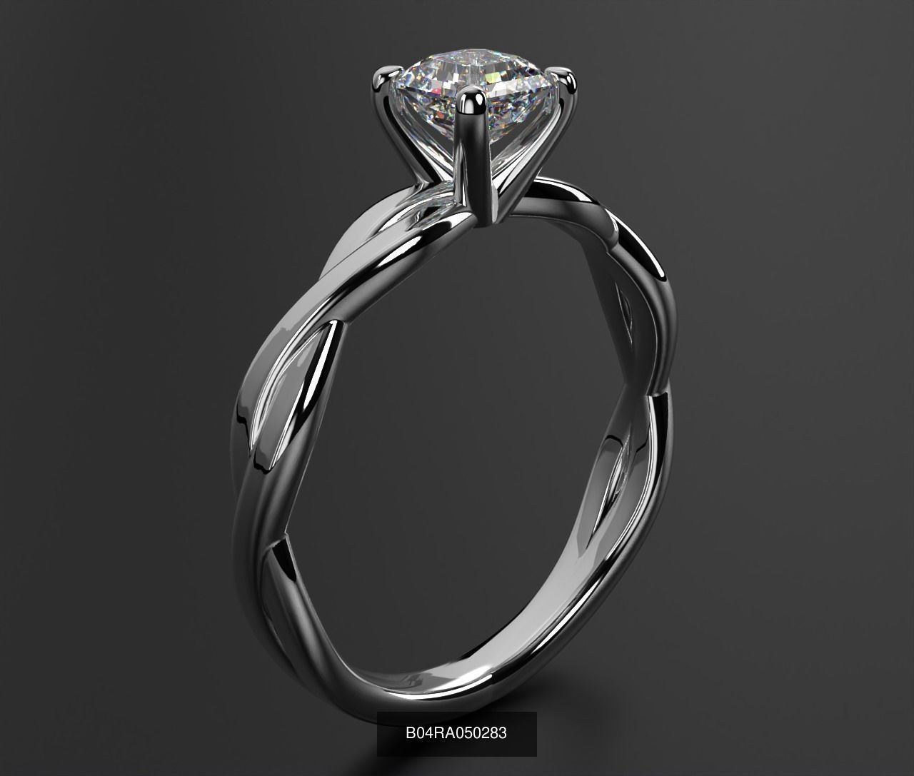 2024 B04 1-500 Engagement Rings 3D Model Collection-451 Files _144