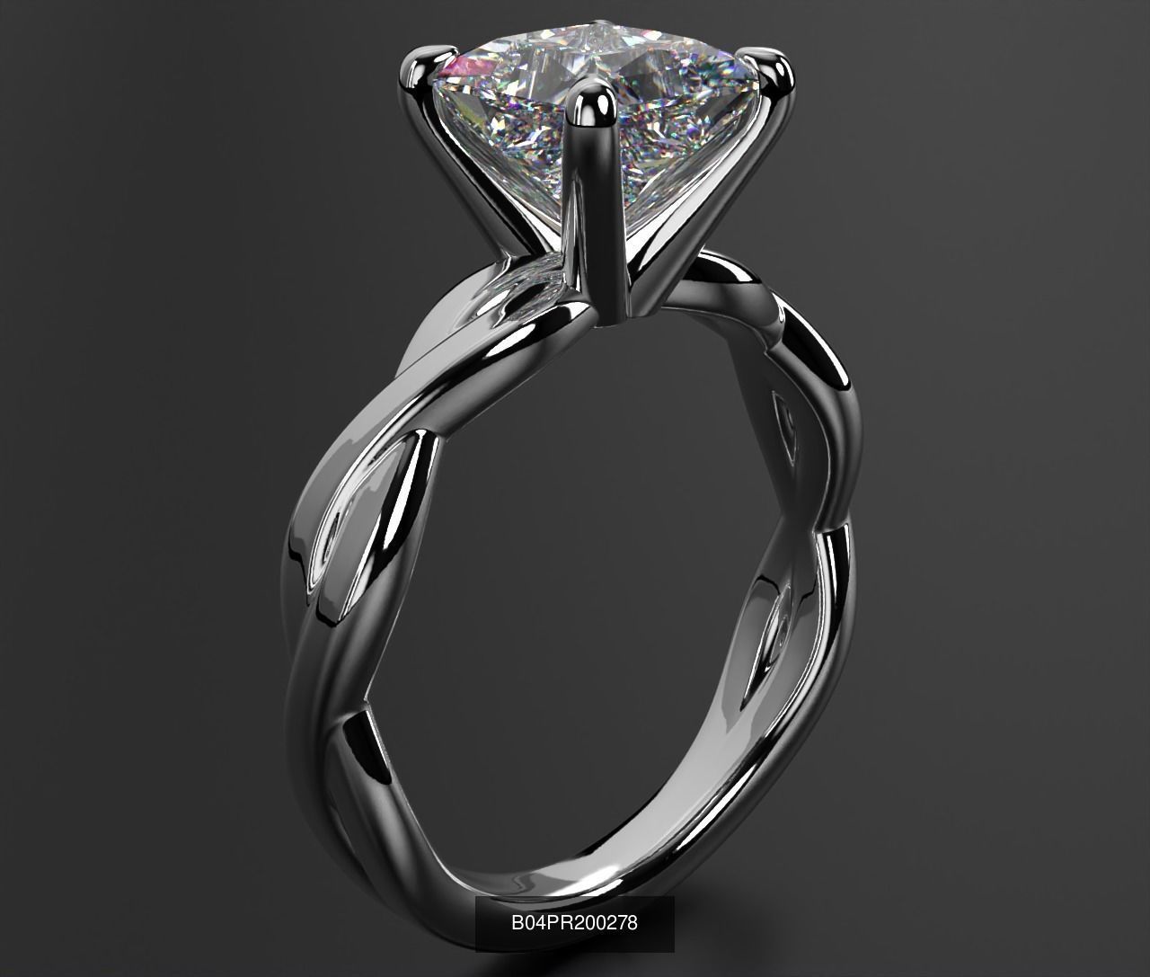 2024 B04 1-500 Engagement Rings 3D Model Collection-451 Files _169