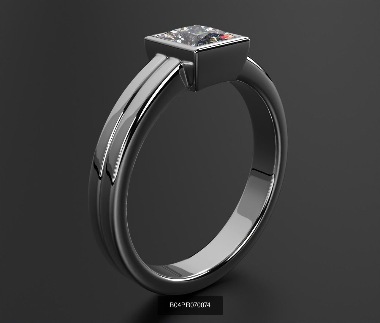 2024 B04 1-500 Engagement Rings 3D Model Collection-451 Files _191