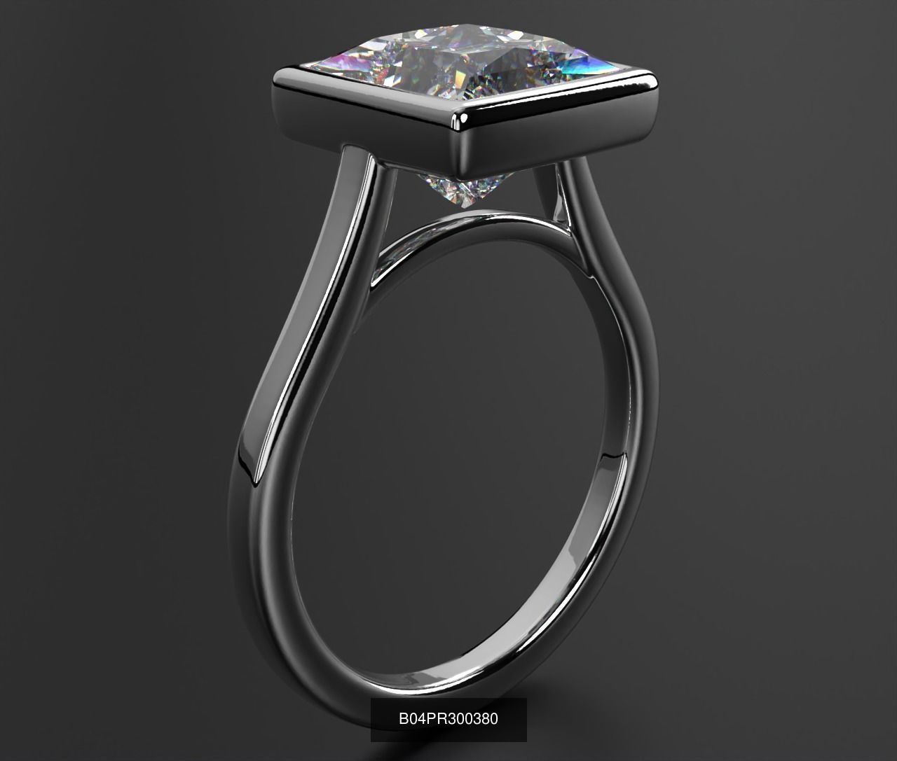 2024 B04 1-500 Engagement Rings 3D Model Collection-451 Files _158