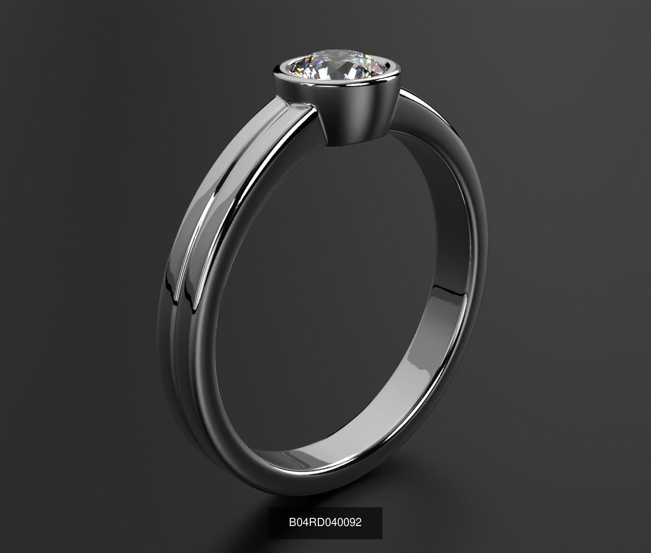 2024 B04 1-500 Engagement Rings 3D Model Collection-451 Files _101