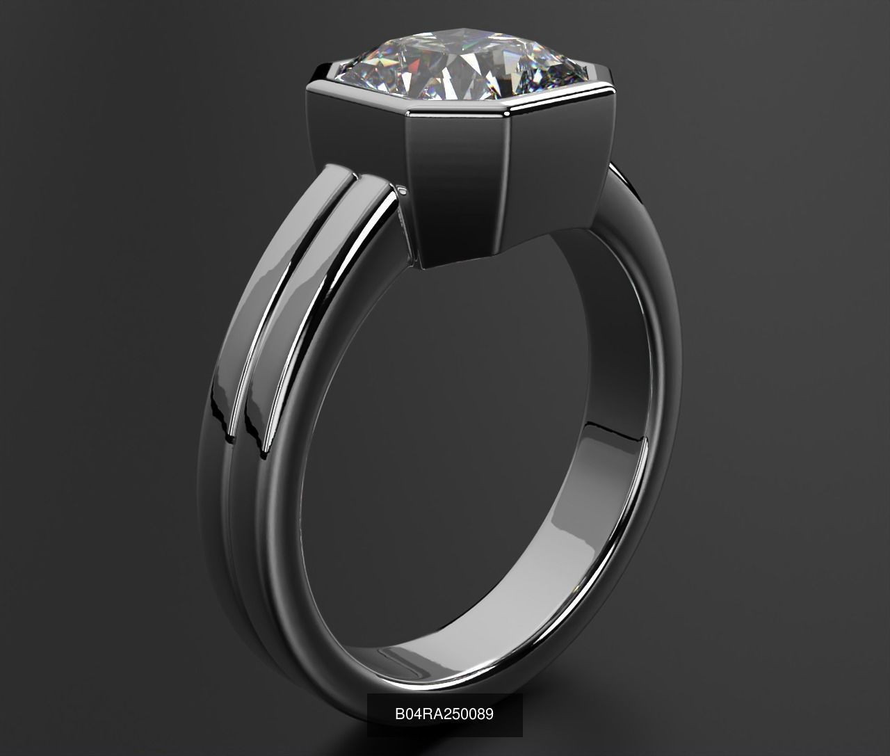 2024 B04 1-500 Engagement Rings 3D Model Collection-451 Files _116