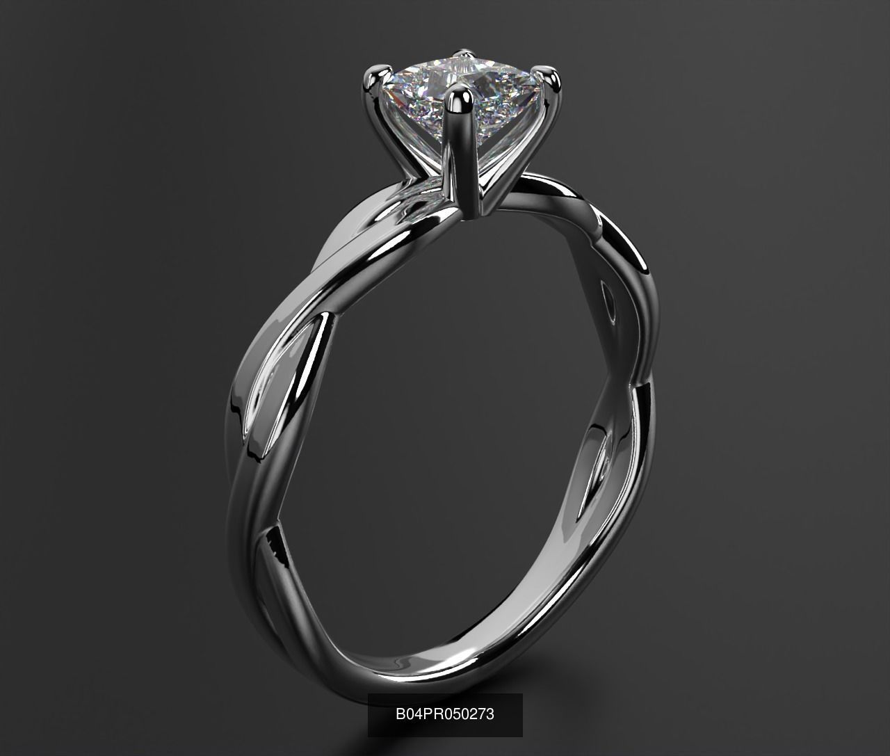 2024 B04 1-500 Engagement Rings 3D Model Collection-451 Files _194