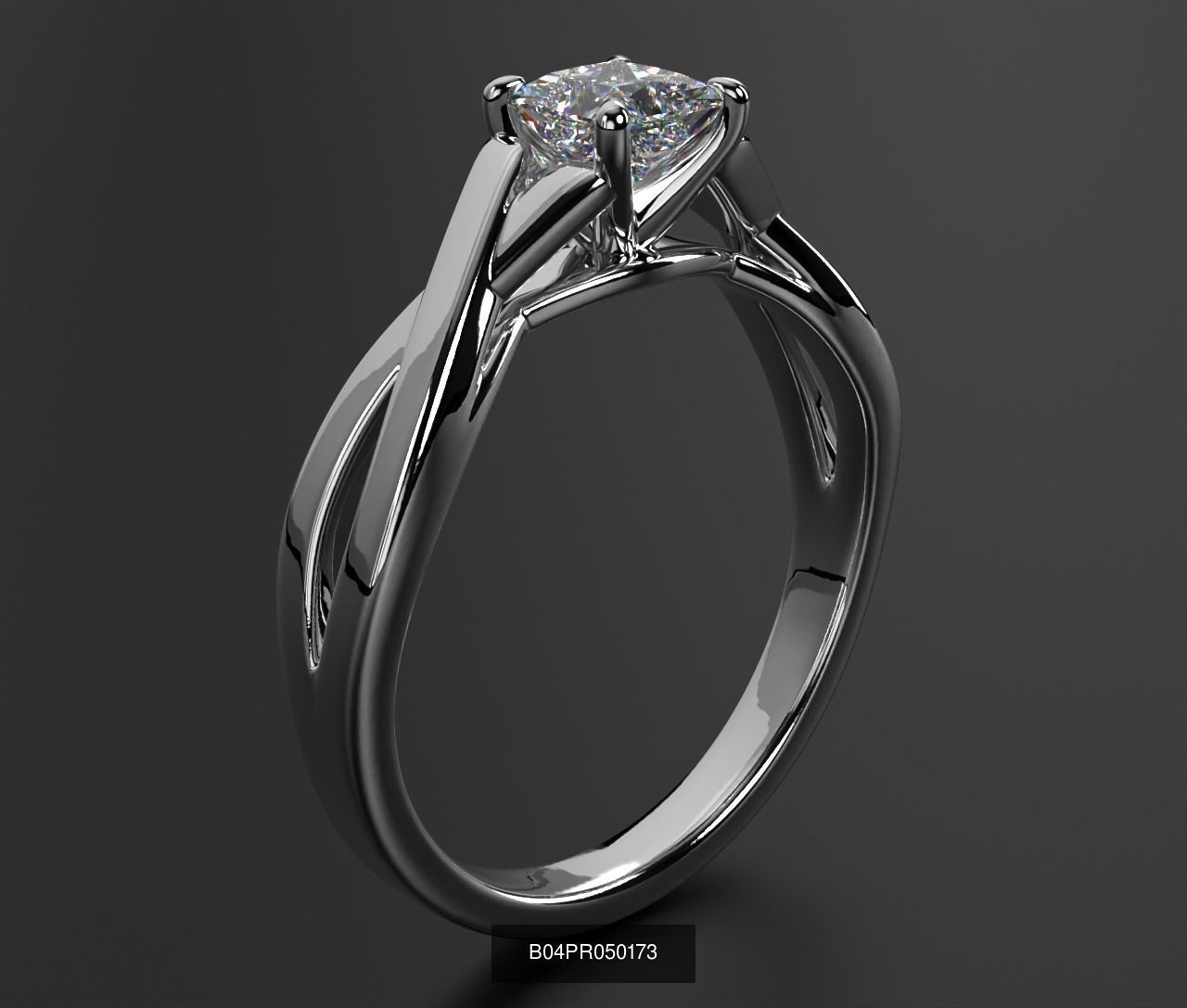 2024 B04 1-500 Engagement Rings 3D Model Collection-451 Files _195