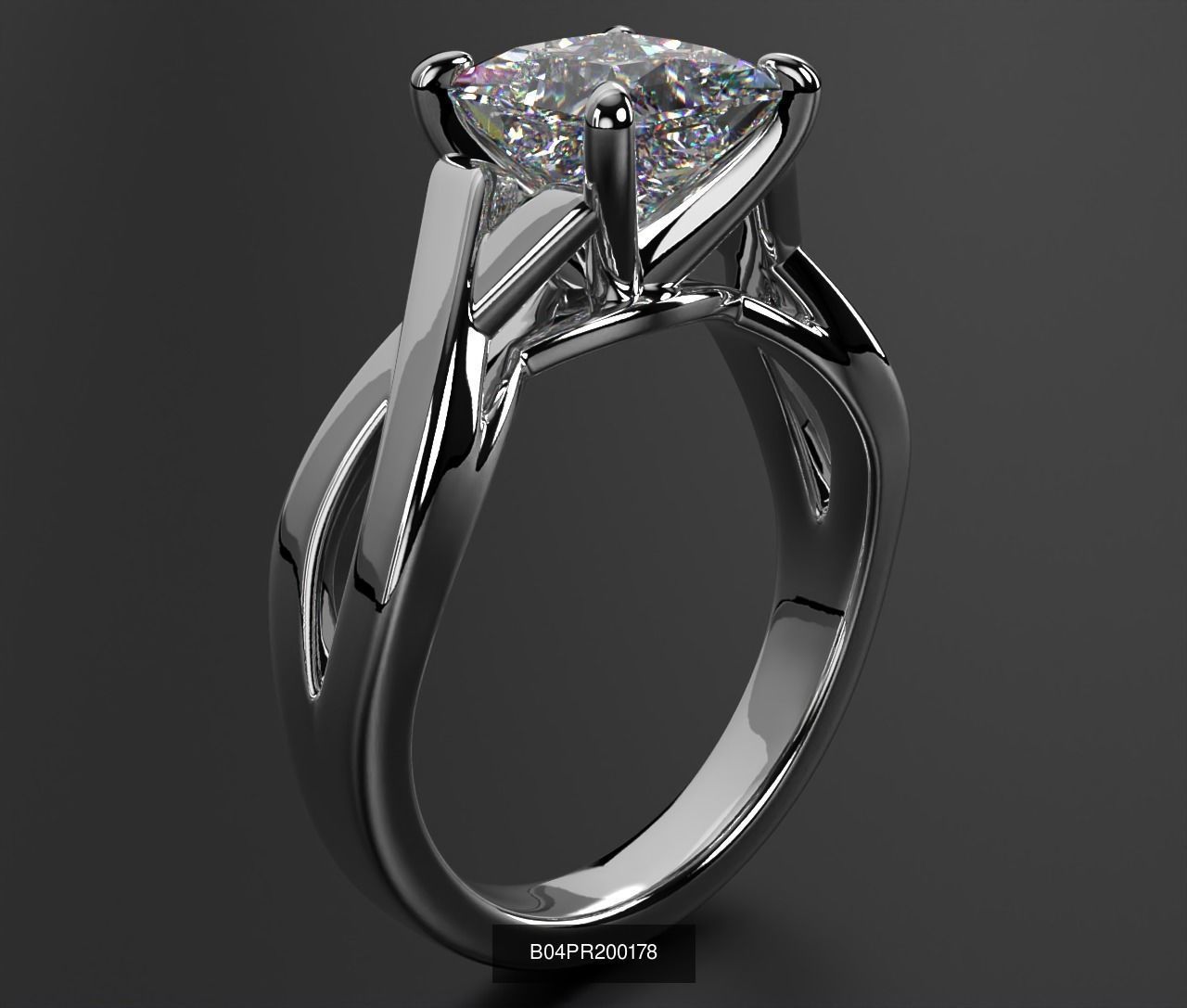 2024 B04 1-500 Engagement Rings 3D Model Collection-451 Files _170