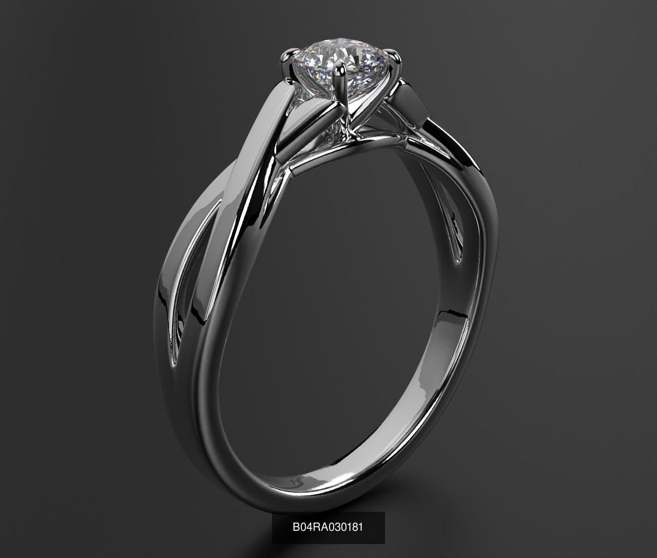 2024 B04 1-500 Engagement Rings 3D Model Collection-451 Files _155