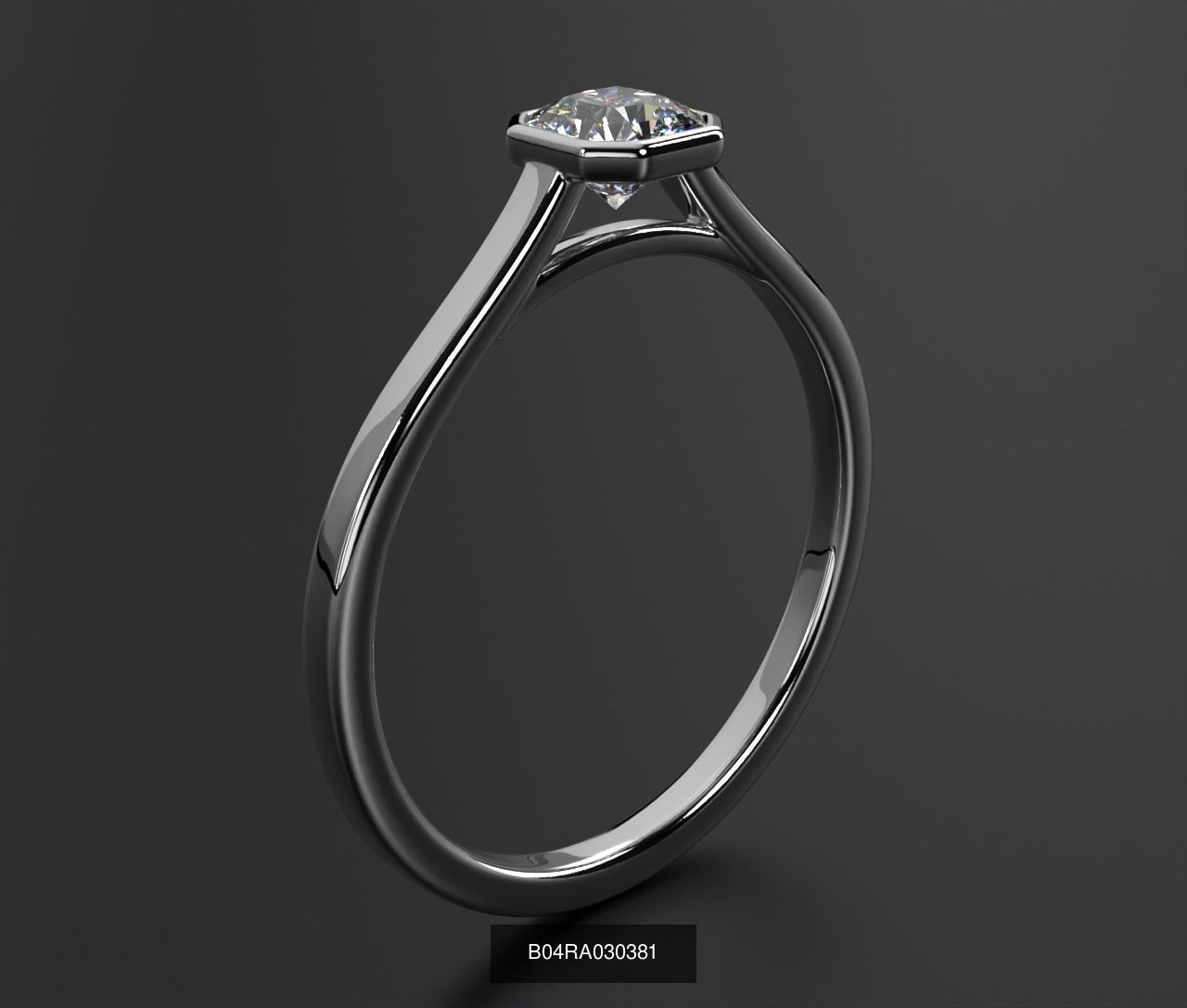 2024 B04 1-500 Engagement Rings 3D Model Collection-451 Files _153
