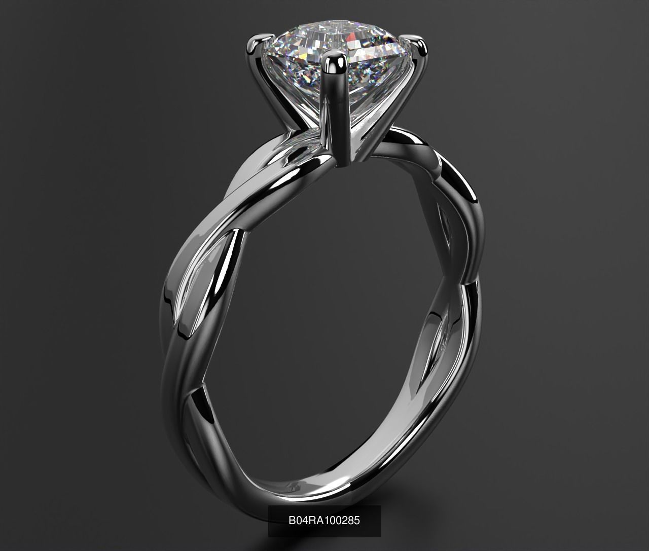 2024 B04 1-500 Engagement Rings 3D Model Collection-451 Files _134