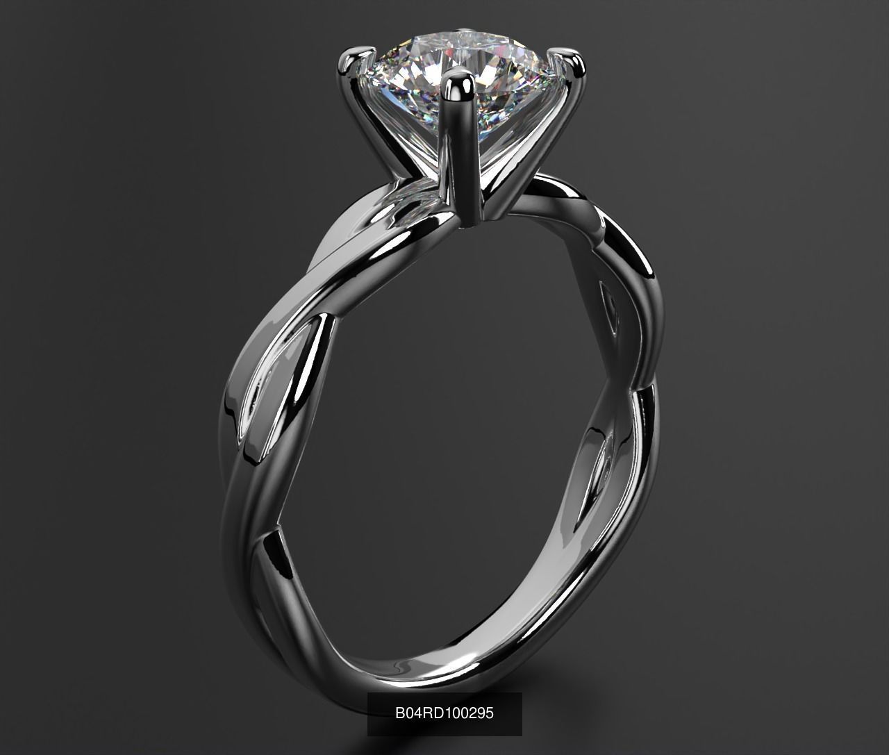 2024 B04 1-500 Engagement Rings 3D Model Collection-451 Files _84