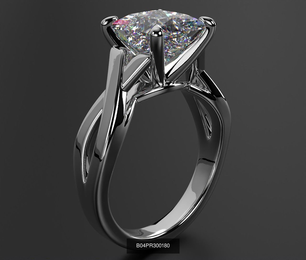 2024 B04 1-500 Engagement Rings 3D Model Collection-451 Files _160
