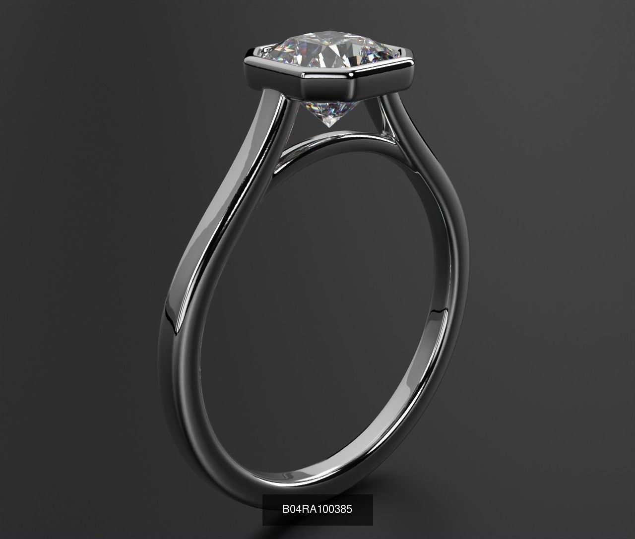 2024 B04 1-500 Engagement Rings 3D Model Collection-451 Files _133