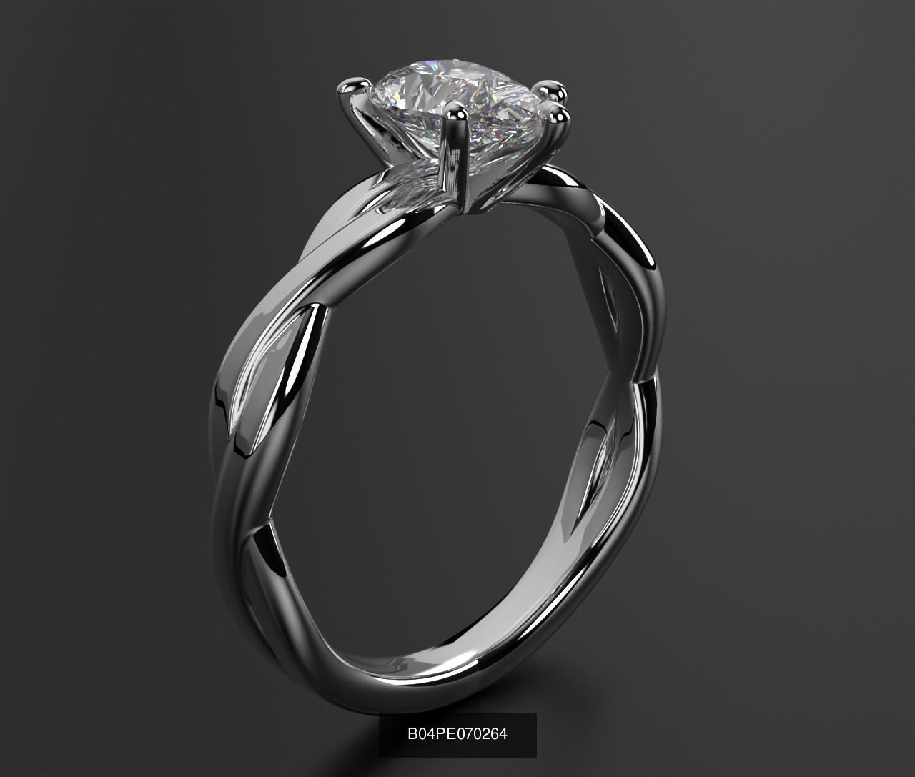 2024 B04 1-500 Engagement Rings 3D Model Collection-451 Files _239
