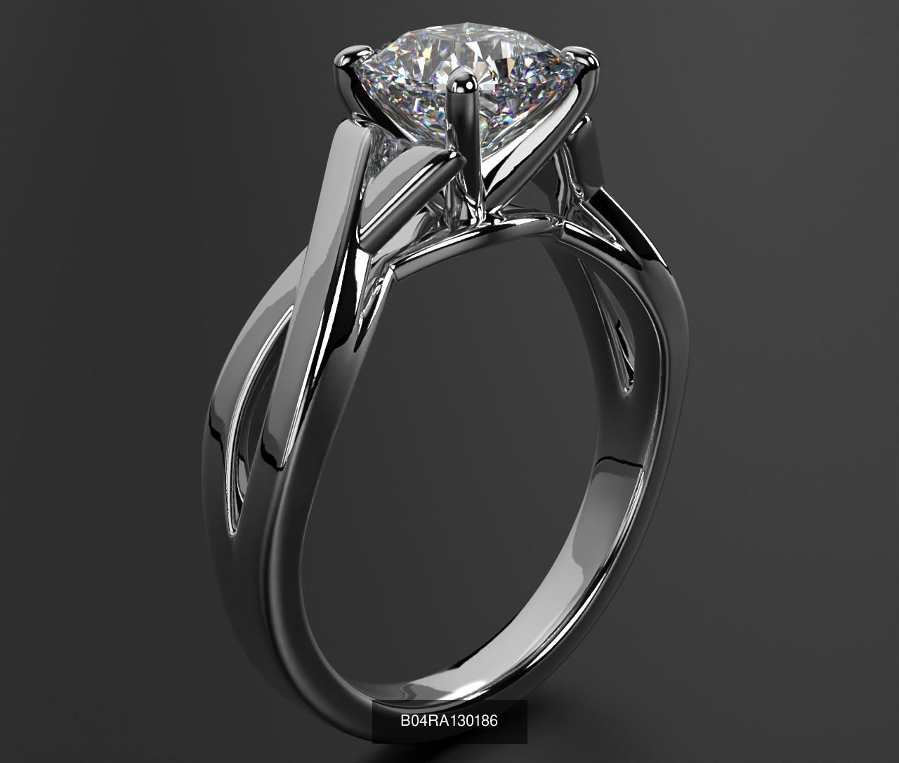 2024 B04 1-500 Engagement Rings 3D Model Collection-451 Files _130