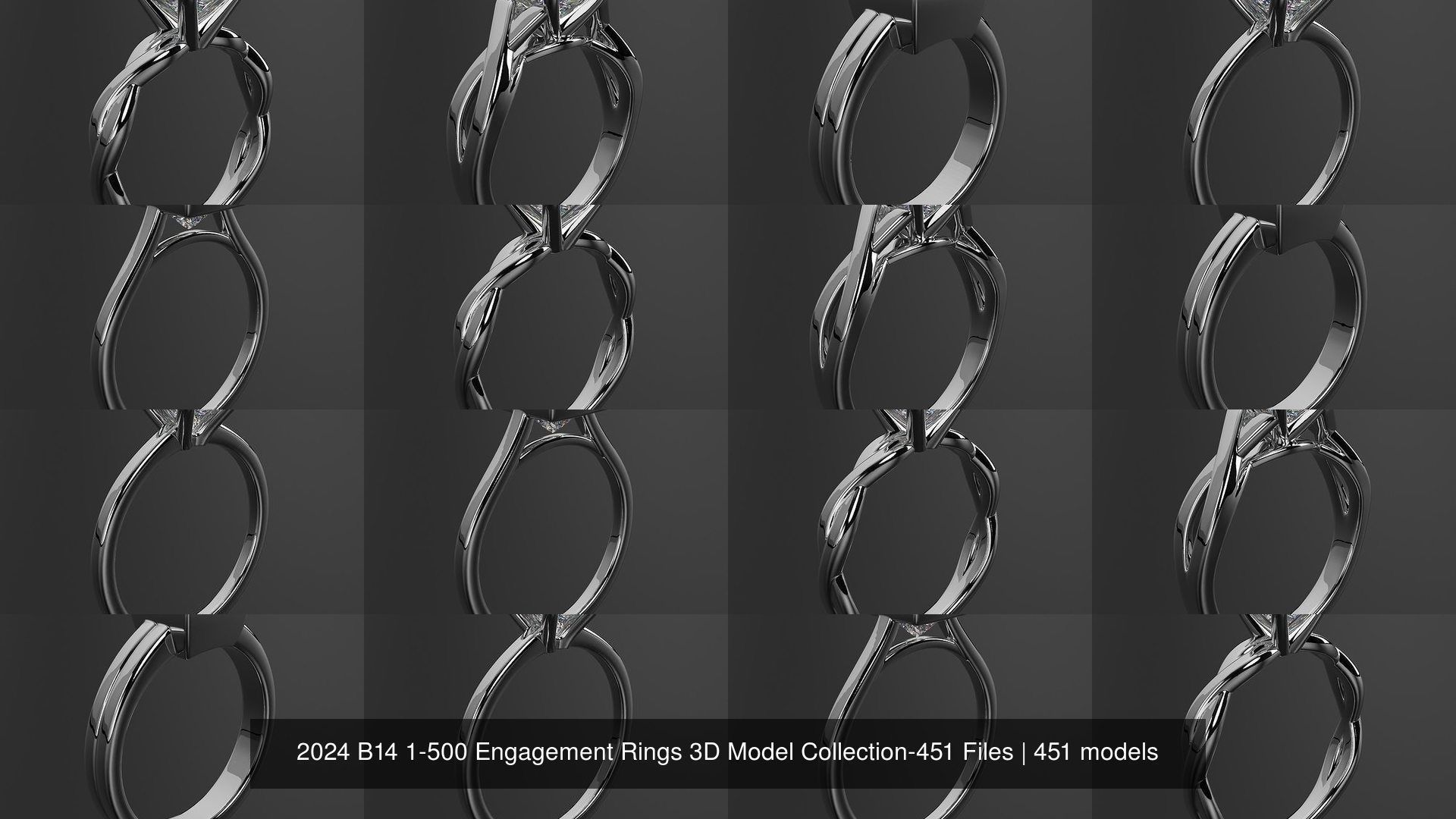 2024 B04 1-500 Engagement Rings 3D Model Collection-451 Files _14