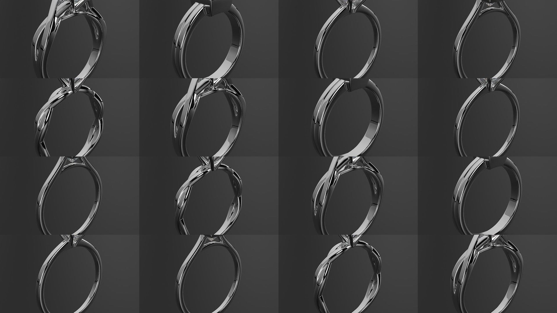 2024 B04 1-500 Engagement Rings 3D Model Collection-451 Files _15