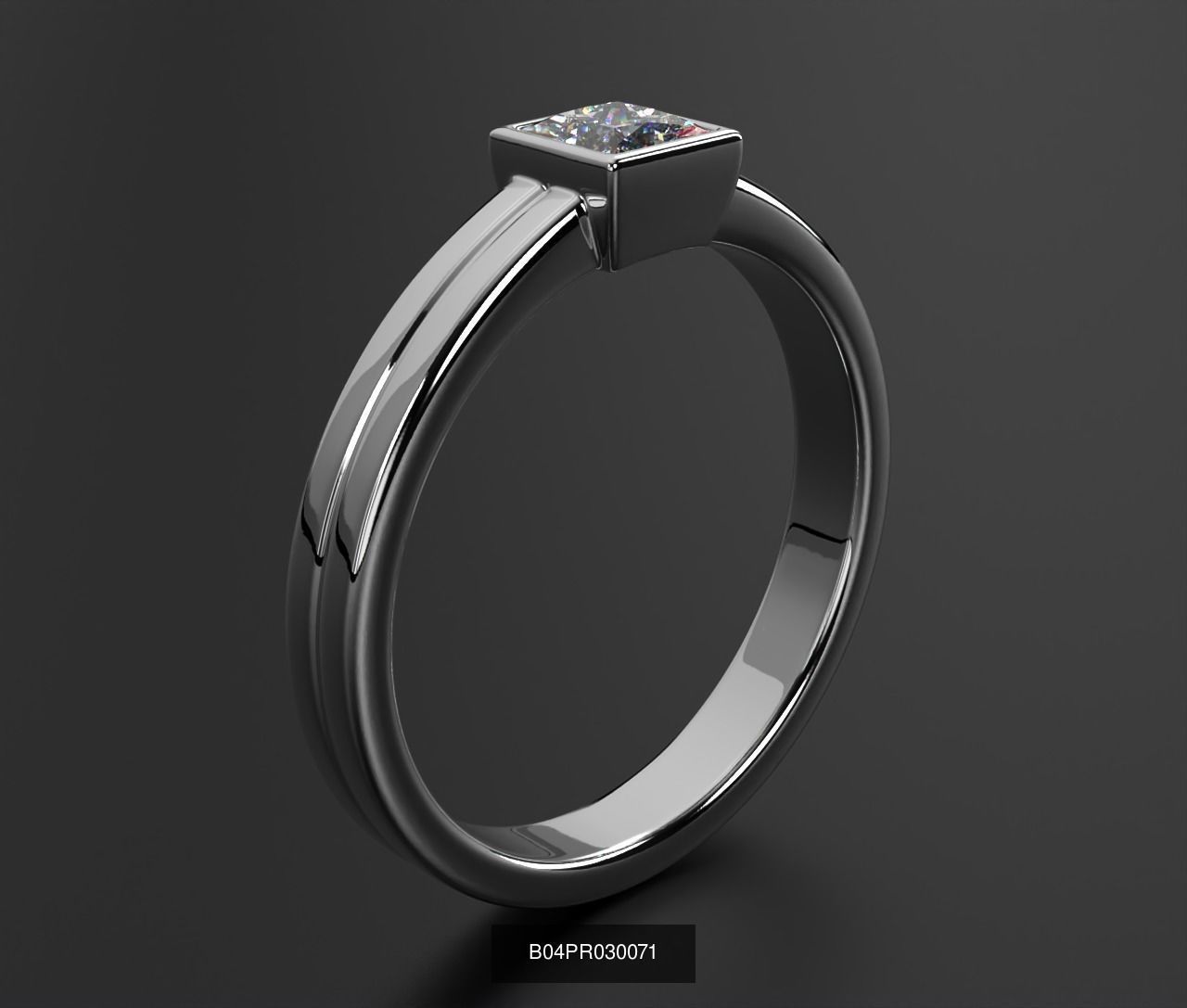 2024 B04 1-500 Engagement Rings 3D Model Collection-451 Files _206