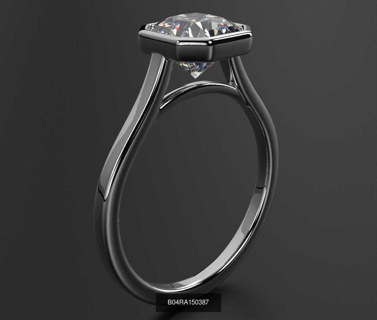 2024 B04 1-500 Engagement Rings 3D Model Collection-451 Files _123