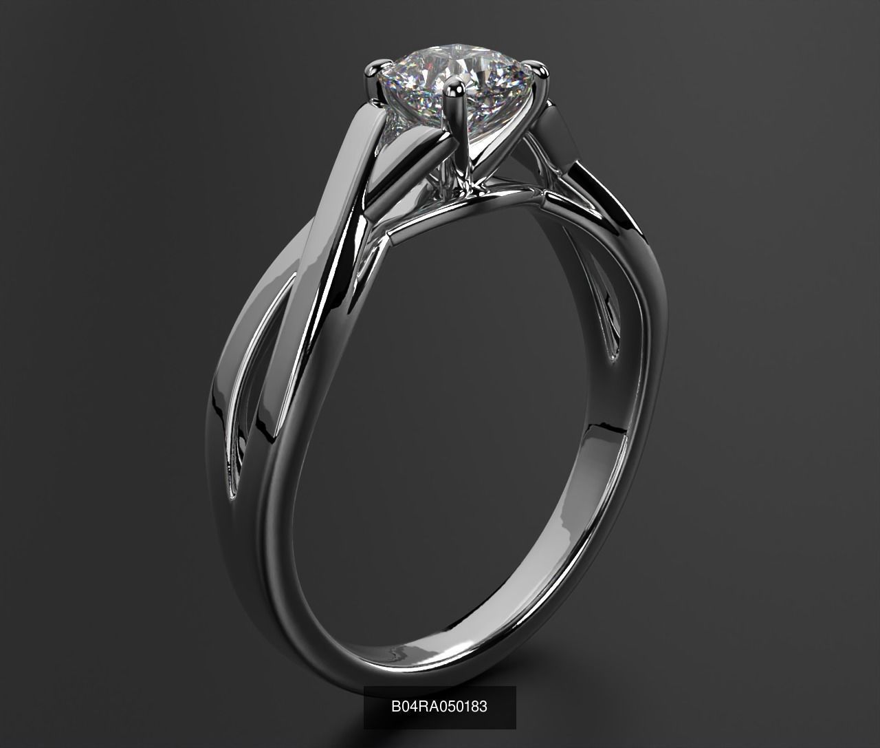 2024 B04 1-500 Engagement Rings 3D Model Collection-451 Files _145
