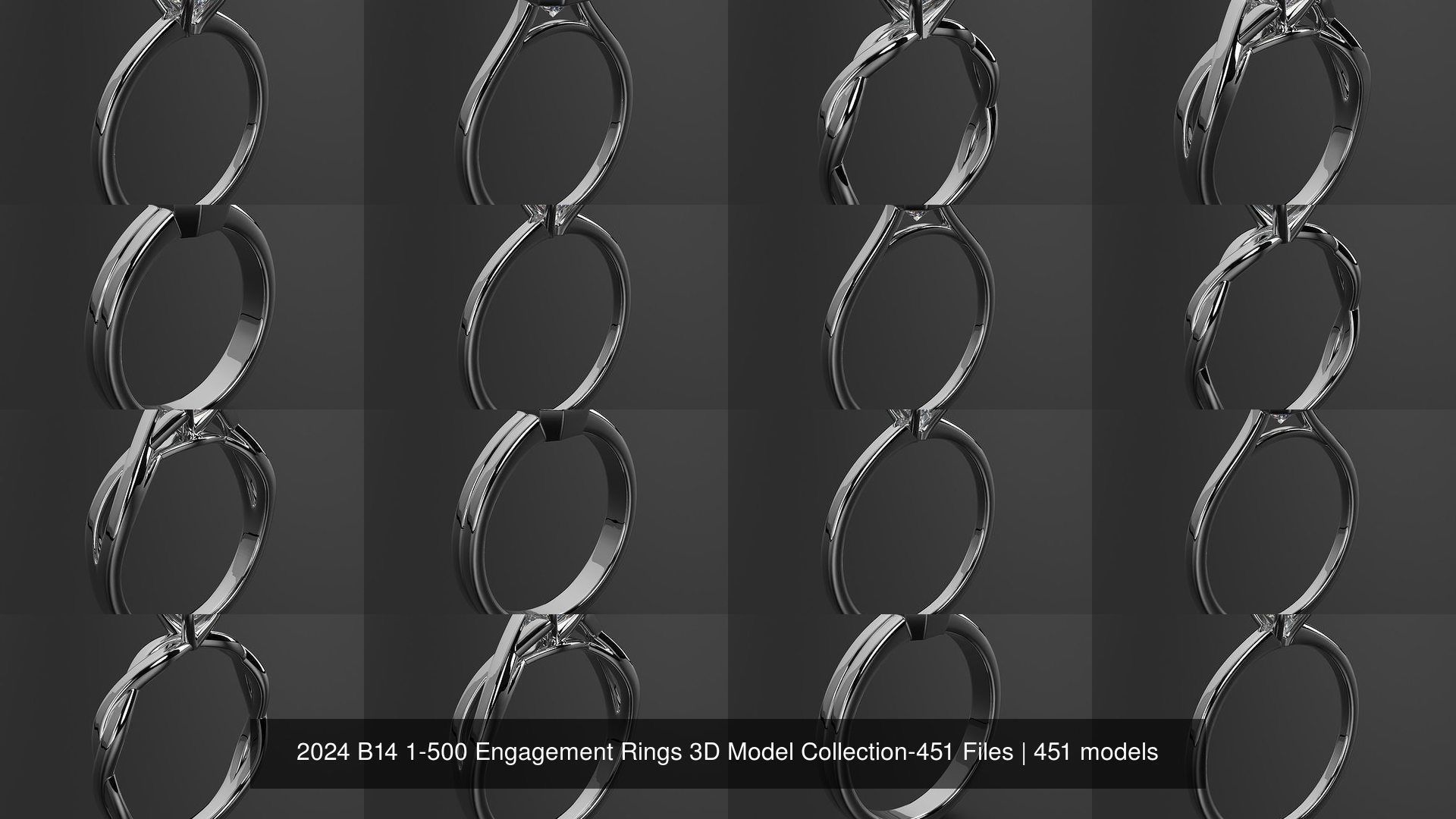 2024 B04 1-500 Engagement Rings 3D Model Collection-451 Files _10