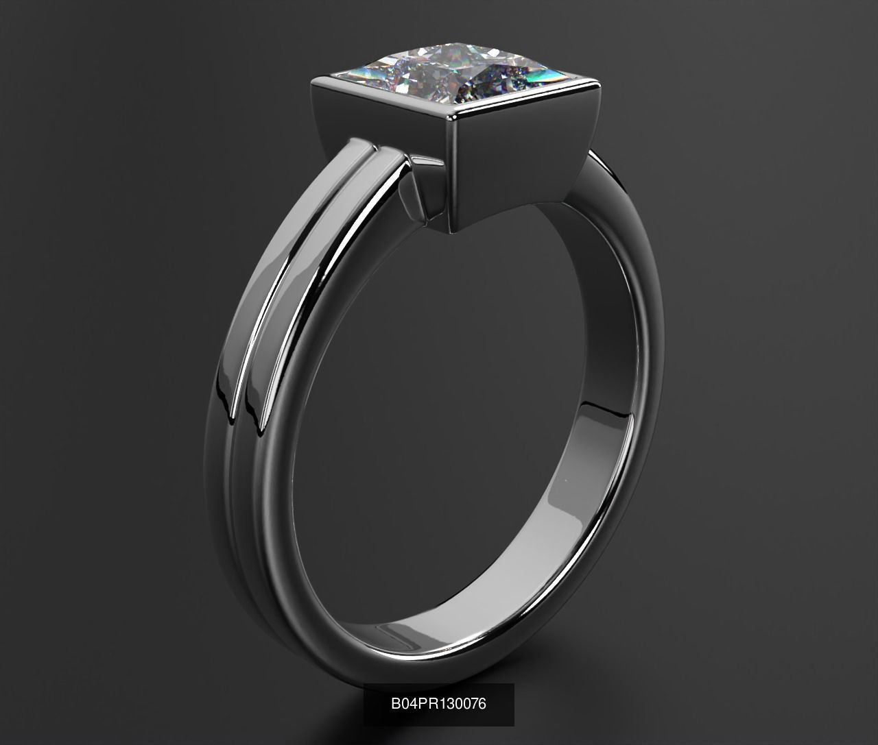 2024 B04 1-500 Engagement Rings 3D Model Collection-451 Files _181