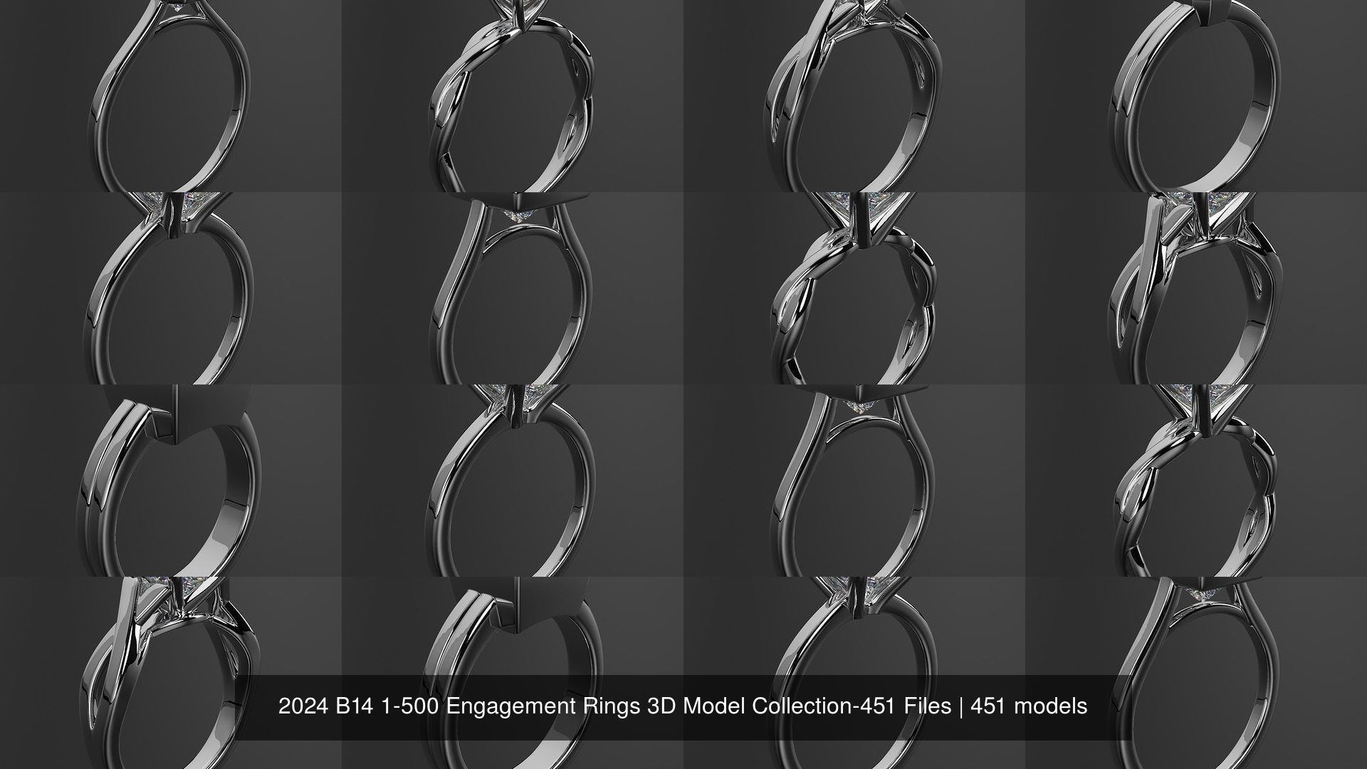 2024 B04 1-500 Engagement Rings 3D Model Collection-451 Files _12