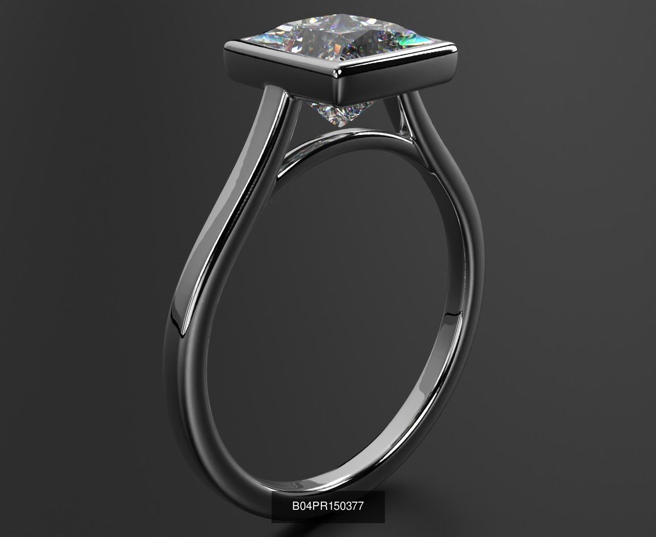 2024 B04 1-500 Engagement Rings 3D Model Collection-451 Files _173