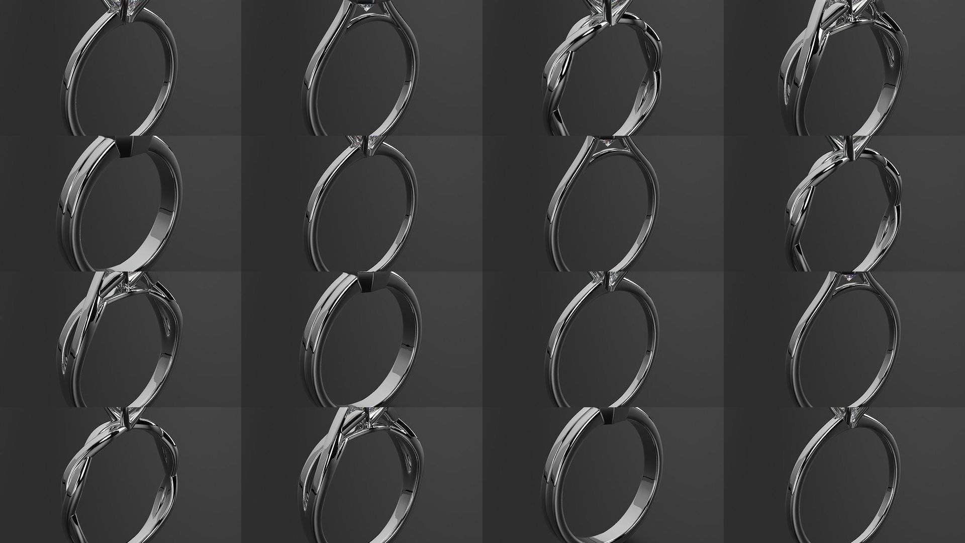 2024 B04 1-500 Engagement Rings 3D Model Collection-451 Files _9