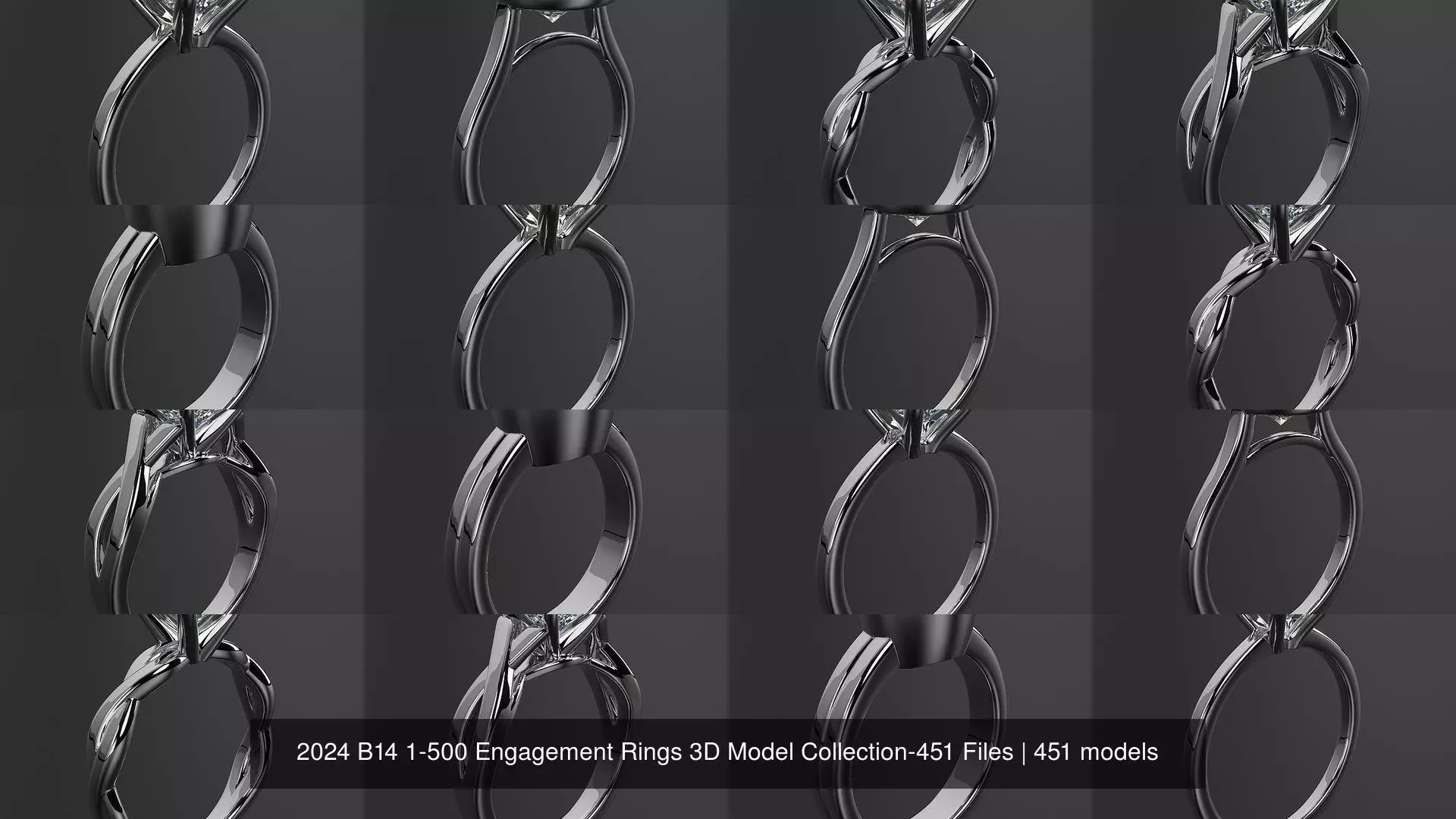 2024 B04 1-500 Engagement Rings 3D Model Collection-451 Files _0