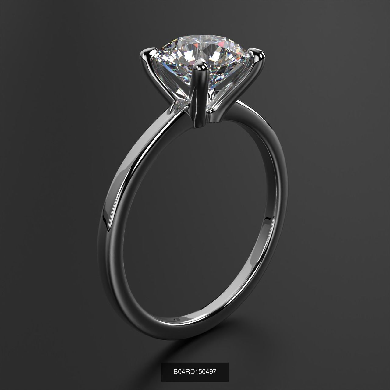 2024 B04 1-500 Engagement Rings 3D Model Collection-451 Files _69