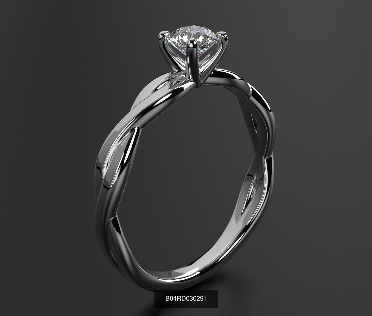2024 B04 1-500 Engagement Rings 3D Model Collection-451 Files _104