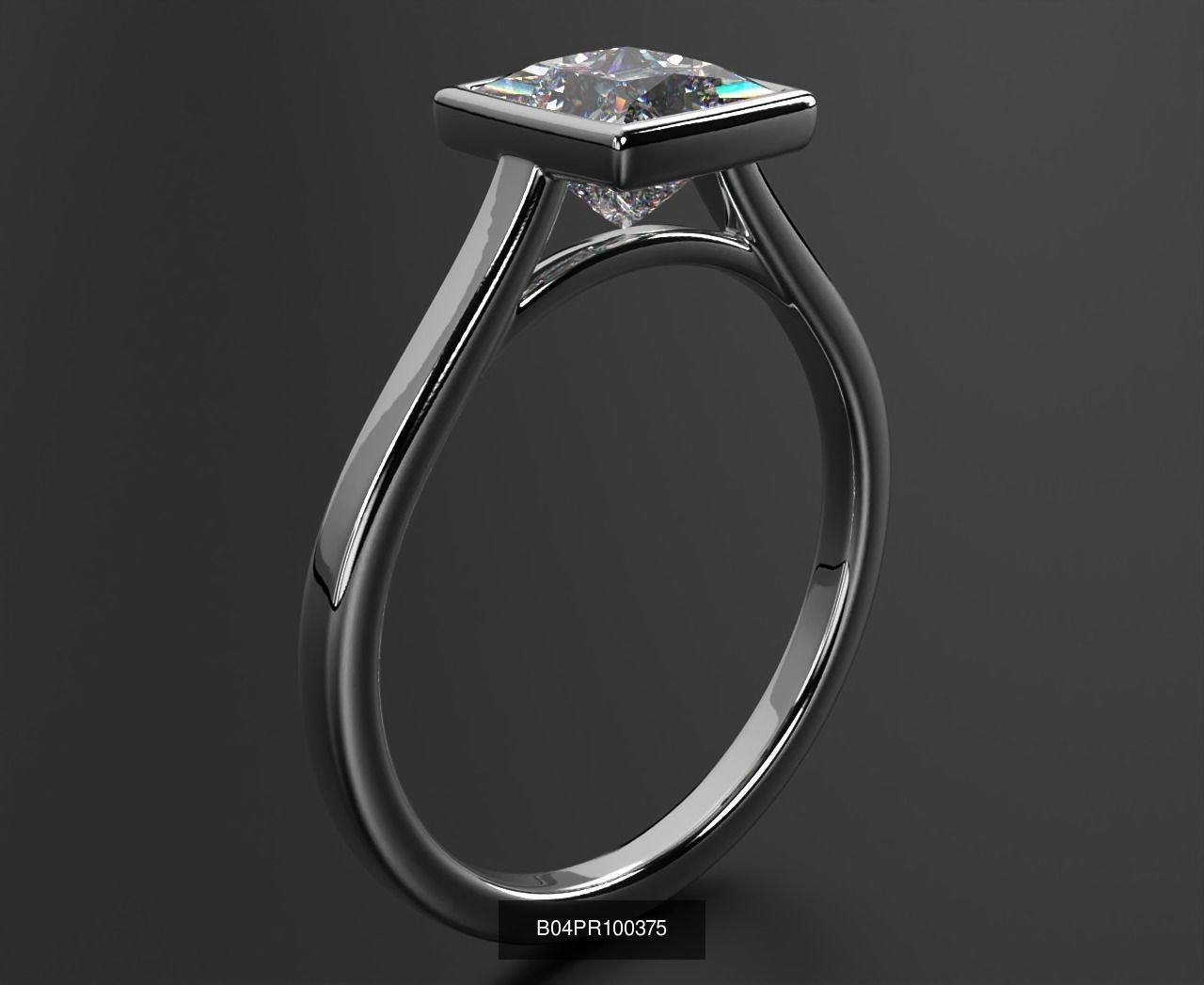 2024 B04 1-500 Engagement Rings 3D Model Collection-451 Files _183