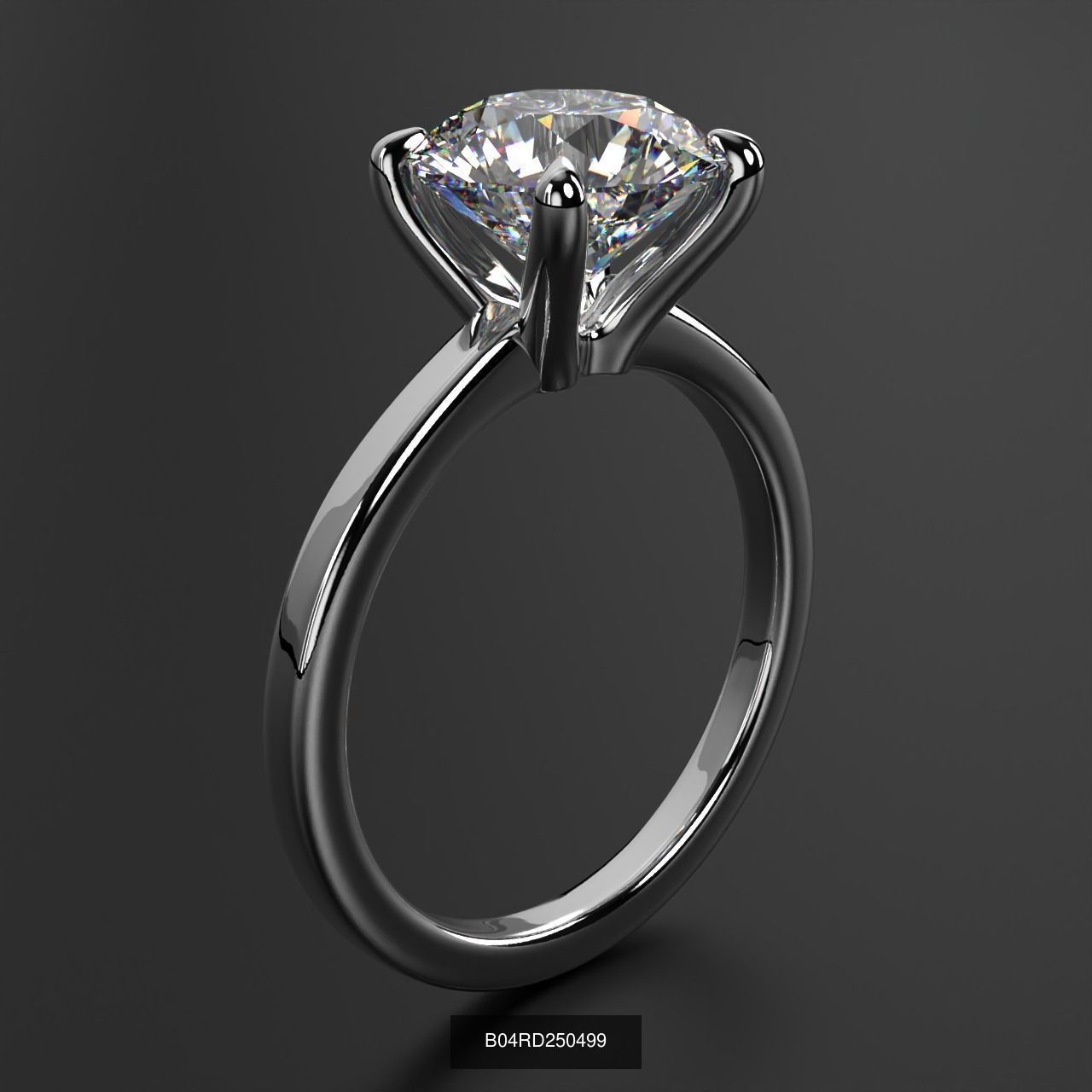 2024 B04 1-500 Engagement Rings 3D Model Collection-451 Files _39